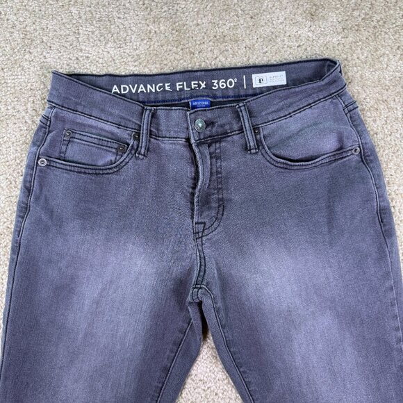 Arizona Advance Flex 360 Slim Black Gray Denim Jeans Mens 29x29 E746 - Picture 2 of 13